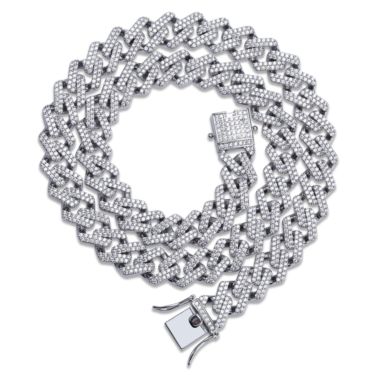 Miami Cuban Hip Hop Necklace polished fashion jewelry