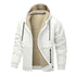 Men’s heavyweight fleece hoodie with sherpa lining 