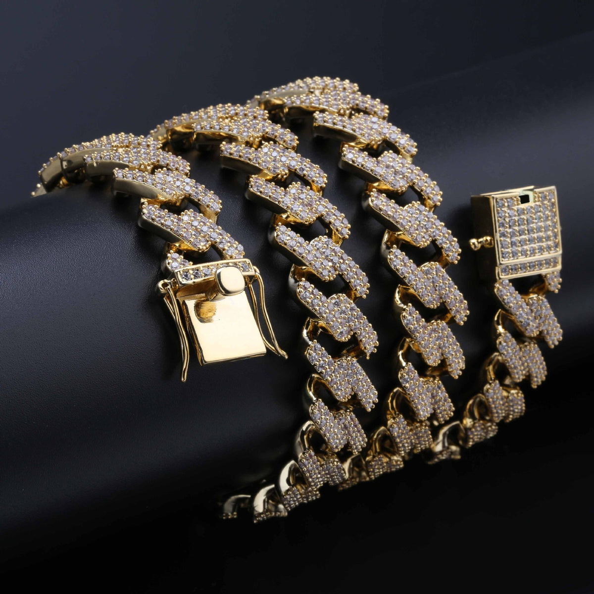 Miami Cuban Hip Hop Necklace geometric design