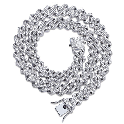 Miami Cuban Hip Hop Necklace polished fashion jewelry