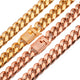Gold Chain Men Necklace titanium steel jewelry