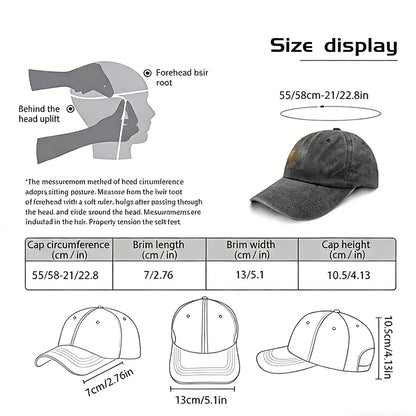 Cross Embroidered Baseball Cap casual men women hat