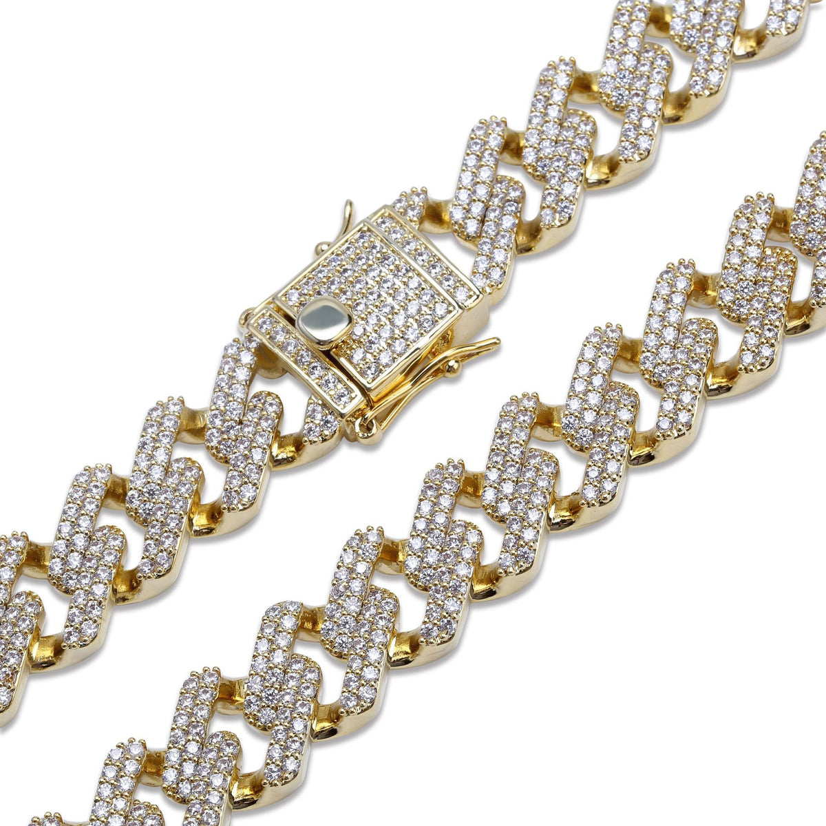 Miami Cuban Hip Hop Necklace polished fashion jewelry